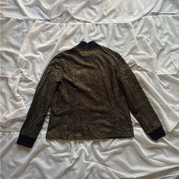 Ruby Rd. Leopard Print Bomber Jacket - Picture 8 of 8